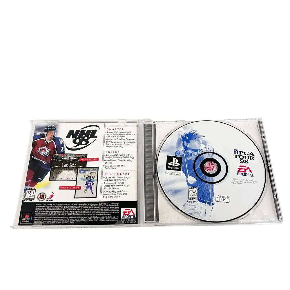 PGA Tour 98 Playstation 1 EA Sports Video Game